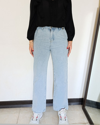 شلوار جین نیم بگ وارداتی