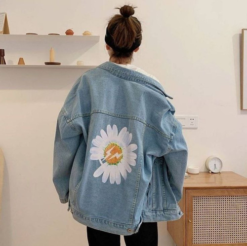 کت جین بابونه وارداتی برند Fashion